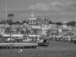 Marsaxlokk em Malta ilha foto