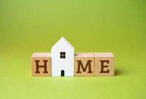 casa e a palavra lar. conforto e conforto. seu próprio lar. hipoteca empréstimo para a compra do habitação. foto