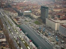 vista aérea de turin foto