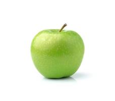 maçã verde isolada no fundo branco