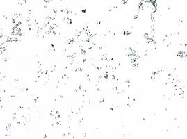 capturando a elegância do uma água gotícula dentro movimento, congeladas dentro Tempo com espirrando textura em branco fundo. foto