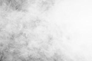 místico névoa com denso branco fumaça textura. foto
