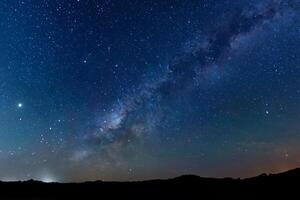 Maravilhoso estrelado céu. foto