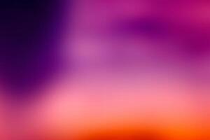 vibrante laranja e roxa abstrato borrão, colorida fundo foto