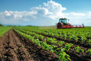 ai gerado agrícola máquinas brincar. gerar ai foto