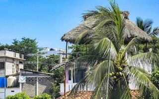 montanha panorama falésias pedras montanhoso tropical panorama construção casa México. foto