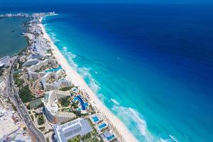 aéreo Visão do Cancun hotel zona, México foto