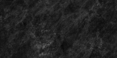 desatado polido Sombrio concreto chão ou velho grunge textura, velho vintage carvão Preto quadro-negro ou quadro-negro, Sombrio papel de parede grunge textura cópia de espaço, textura do uma sujo Preto concreto. foto