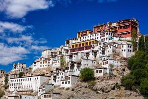 thiksey gompa, ladakh, Índia foto