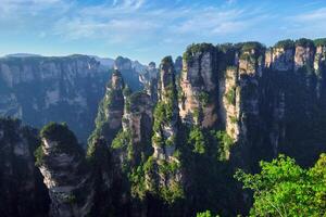 Zhangjiajie montanhas, China foto