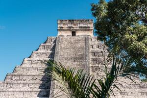 a castelo dentro chichen itza, México foto