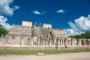 guerreiros têmpora às chichen itza foto