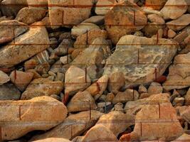 textura de pedra ao ar livre foto