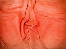 textura de tecido vermelho foto