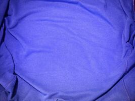 textura de tecido azul foto