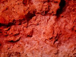 textura de pedra vermelha no jardim foto
