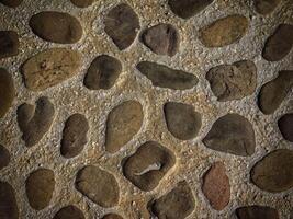 textura de pedra escura no jardim foto