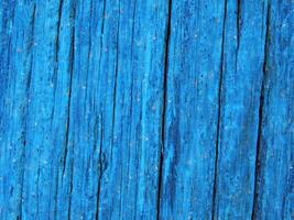 textura de madeira azul foto