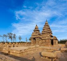 costa têmpora mundo herança local dentro Mahabalipuram, tamil nad foto