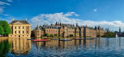 hofvijver lago e binnenhof , a Haia foto