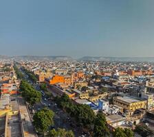 aéreo Visão do jaipur Rosa cidade, rajastão, Índia foto