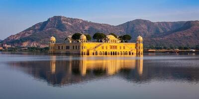 Jal mahal água Palácio. jaipur, rajastão, Índia foto