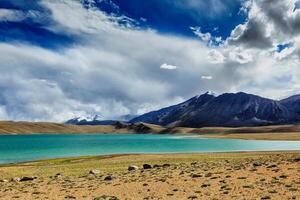 himalaia lago Kyagar isso, ladakh, Índia foto