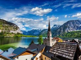 Hallstatt Vila, Áustria foto