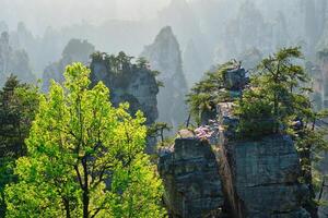 Zhangjiajie montanhas, China foto