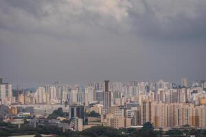 Horizonte do a Centro do são paulo às noite. são paulo, brasil. 16 de março 2024. foto