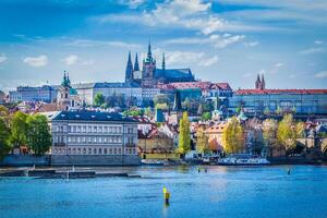 Gradchany, Praga castelo e st. vitt catedral foto