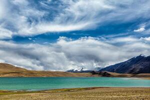 himalaia lago Kyagar isso, ladakh, Índia foto