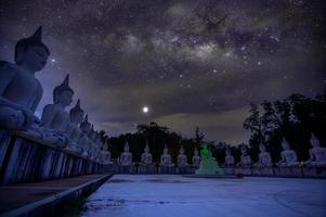 respeito ao templo budista watpapromyan, acalma a mente. na tailândia, província de chachoengsao