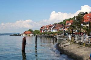 Meersburg velho Cidade foto