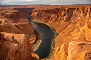 ótimo Visão do a grande desfiladeiro nacional parque, arizona, Unidos estados. Califórnia deserto. foto