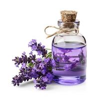 ai gerado perfumado aroma água do lavanda foto