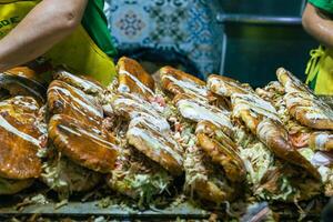 sanduíche ficar de pé dentro guadalajara, México. velozes Comida ficar em pé. foto