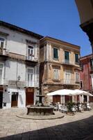 sant'agata de goti, Itália, Europa - Julho 21, 2019. velho edifícios dentro a histórico Centro foto