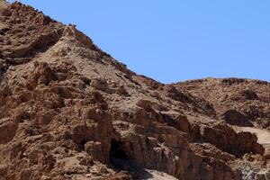 timna montanha alcance dentro Eilat dentro sulista Israel. foto