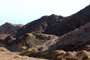 timna montanha alcance dentro Eilat dentro sulista Israel. foto