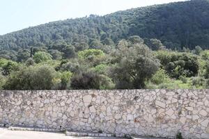 paisagem nas montanhas no norte de israel. foto