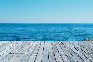 foto verão produtos pano de fundo azul mar fundo