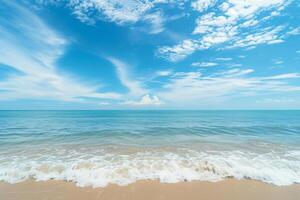 foto lindo tropical esvaziar de praia mar oceano