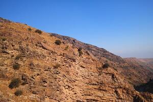 colinas dentro Baluchistão província do Paquistão em dezembro 24, 2023. foto