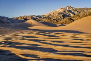 parque nacional de grandes dunas de areia foto