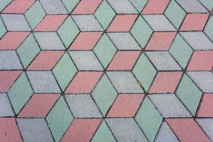 lajes de pavimentação são forradas com padrão 3d abstrato. foto