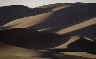 dunas de areia do saara, marrocos foto