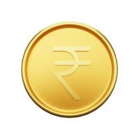 ilustração de projeto de moeda em rúpia foto