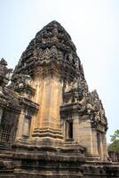 Phimai pedra castelo antigo às histórico parque, Phimai distrito, Nakhon Ratchasima foto