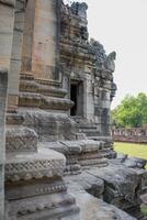 Phimai pedra castelo antigo às histórico parque, Phimai distrito, Nakhon Ratchasima foto